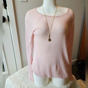 Women's linen blend sweater Cynthia Rowley size M